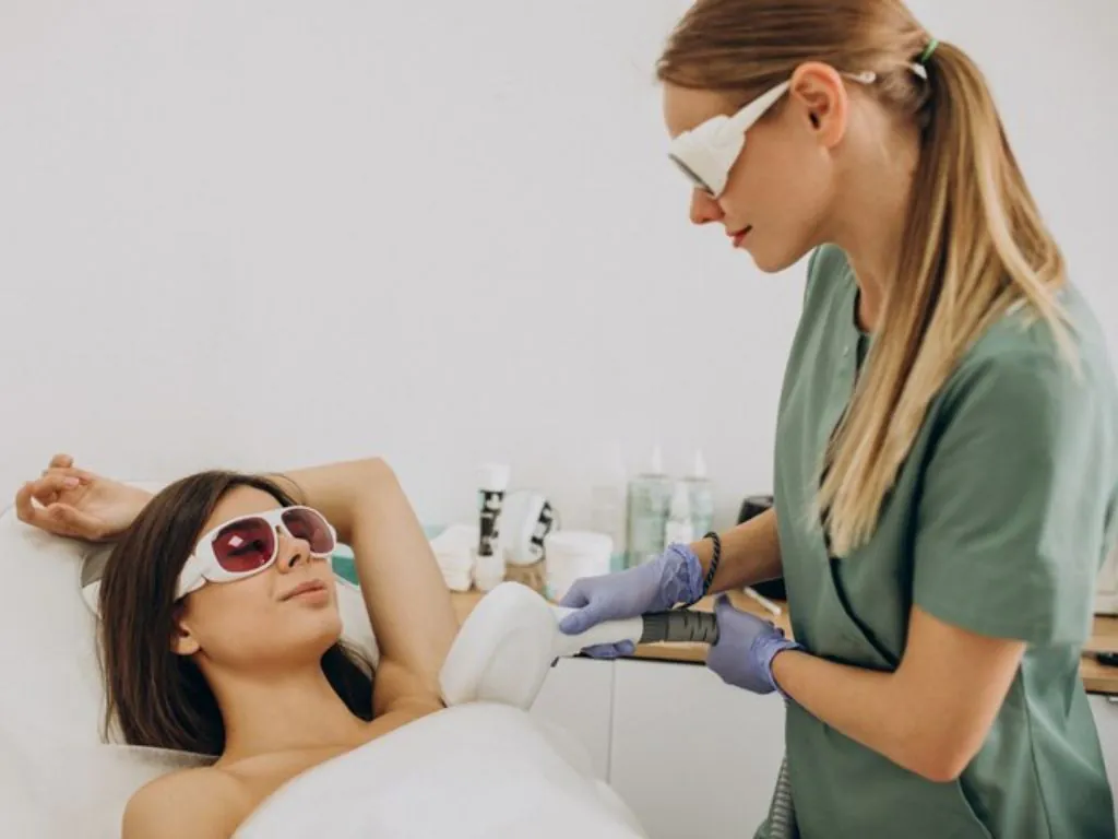 queimadura de depilação a laser equipamento